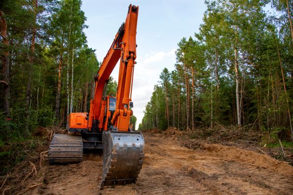 Cost of Backhoe Land Clearing in Simpsonville